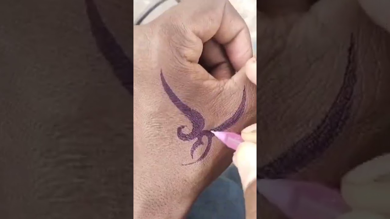 simple tattoo trible arm