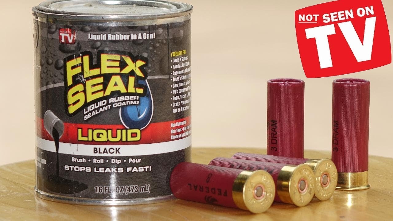 Flex Seal&reg;  shotgun slugs destroy  EVERYTHING - AMAZING!