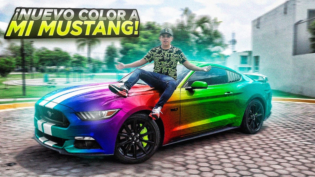 ASÍ QUEDÓ MI MUSTANG GT CON SU NUEVO COLOR!! | GUS LOPEZ |