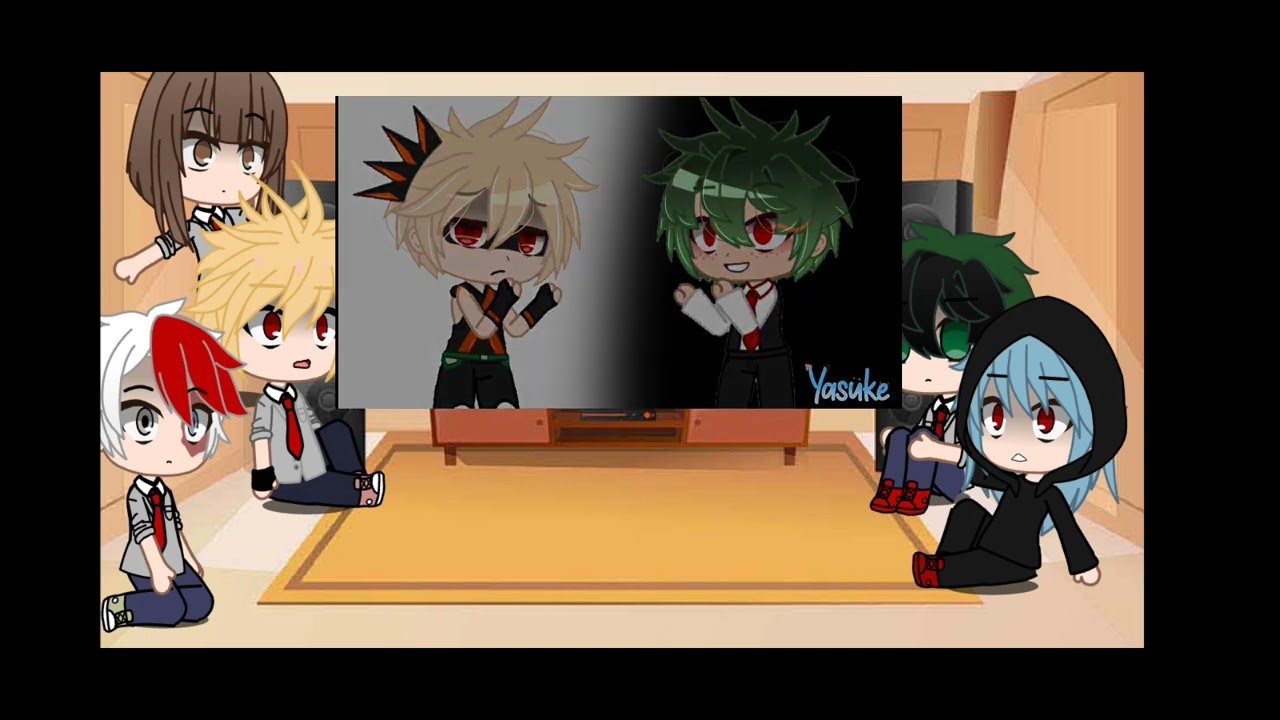 class 1A /bnha/mha react to villain deku meme |gacha club|