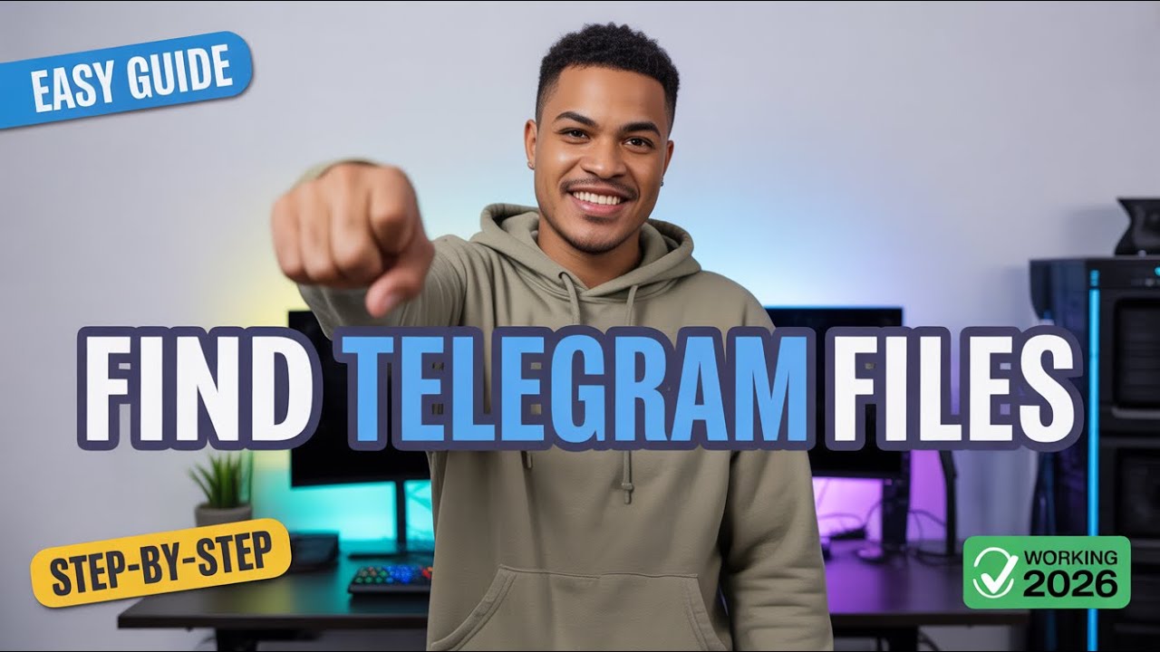 Как найти загруженные файлы Telegram на ПК (2026) | Простое руководство