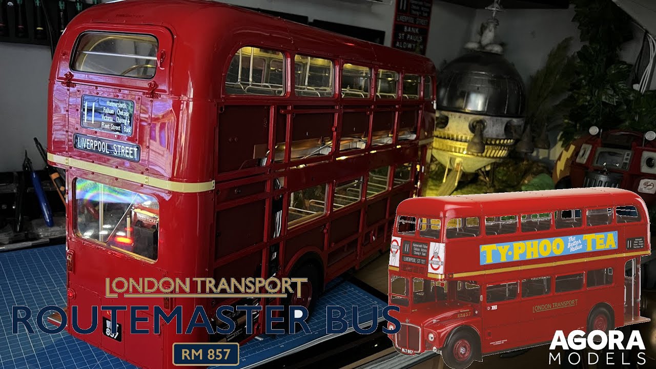 Build the London Transport Routemaster Bus RM857 1:12 Scale - Pack 11 - Stages 105-110