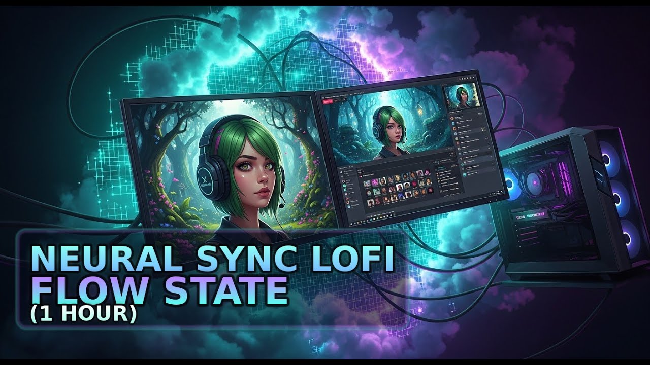 Neural Sync Lofi — Flow State (1 Hour)