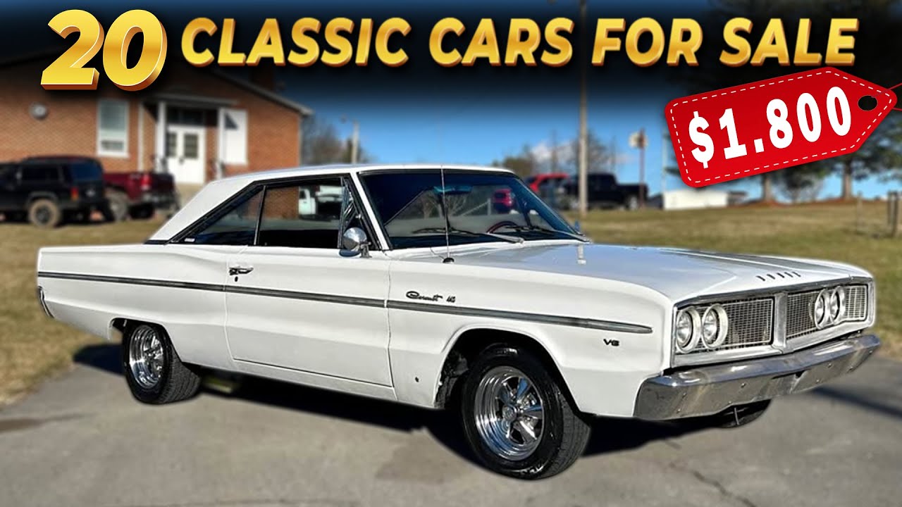 20 Cheap Classic Cars Available Right Now!