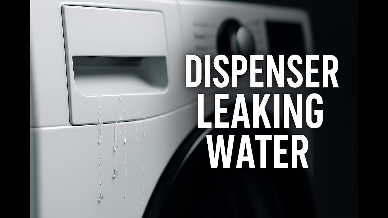 Washer Leaking from the Detergent Dispenser? Here&rsquo;s the Real Fix! 💧