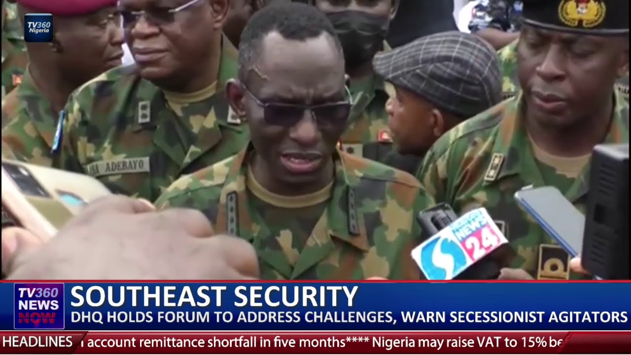 Chief of Defence staff, General lucky Irabor, issues warning to separatist groups