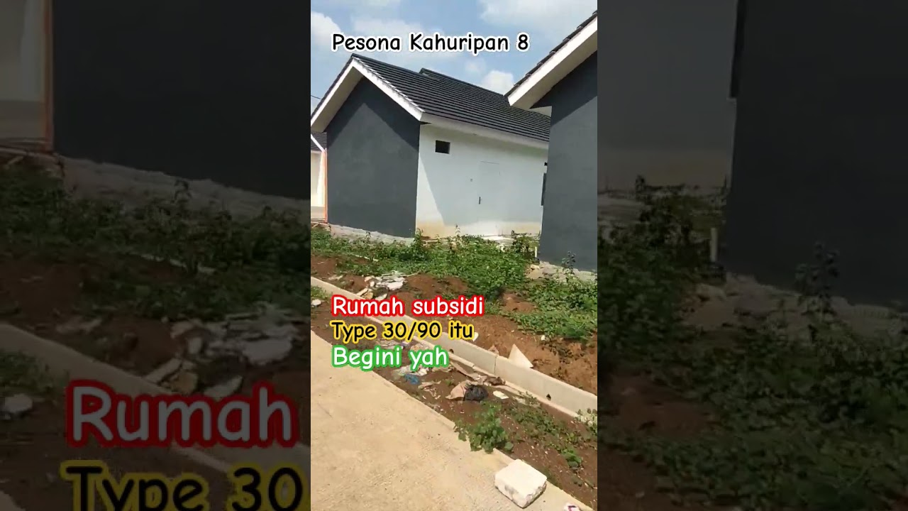 Rumah Subsidi type 30/90