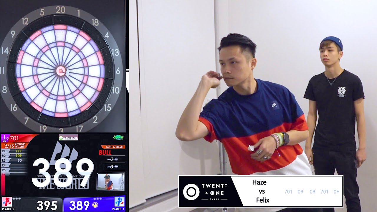 【精彩重溫】Haze vs Felix 第一回合小組賽（下半場）｜Twenty & One Darts
