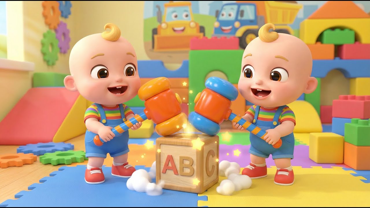 Milo and Lalu Hammer Hammer Play | Kids Fun Song & Nursery Rhyme