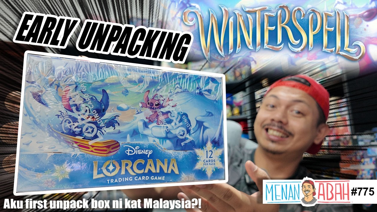 Aku orang first dalam MALAYSIA bukak DISNEY LOCARNA WINTERSPELL?! [Menan Abah Ep.775]