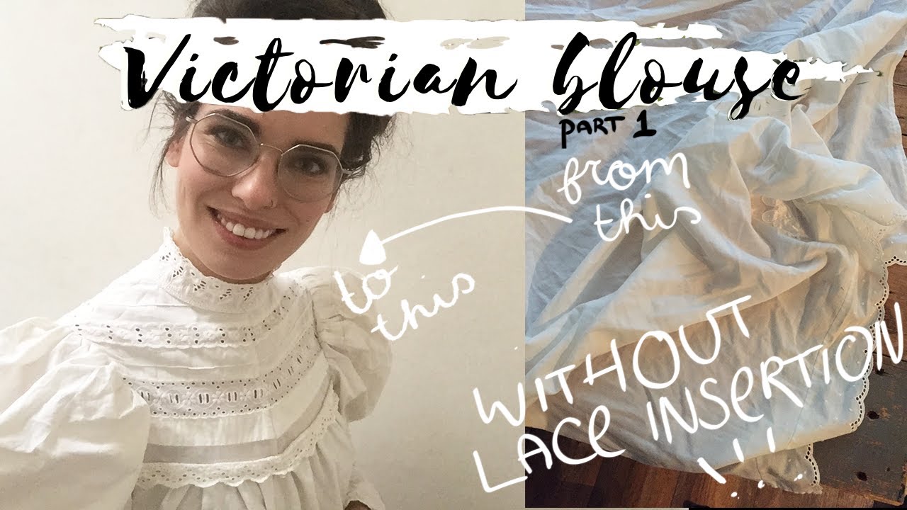 Sew with me ✄ Victorian Blouse part 1 - The Pattern Drafting (beginner friendly!)