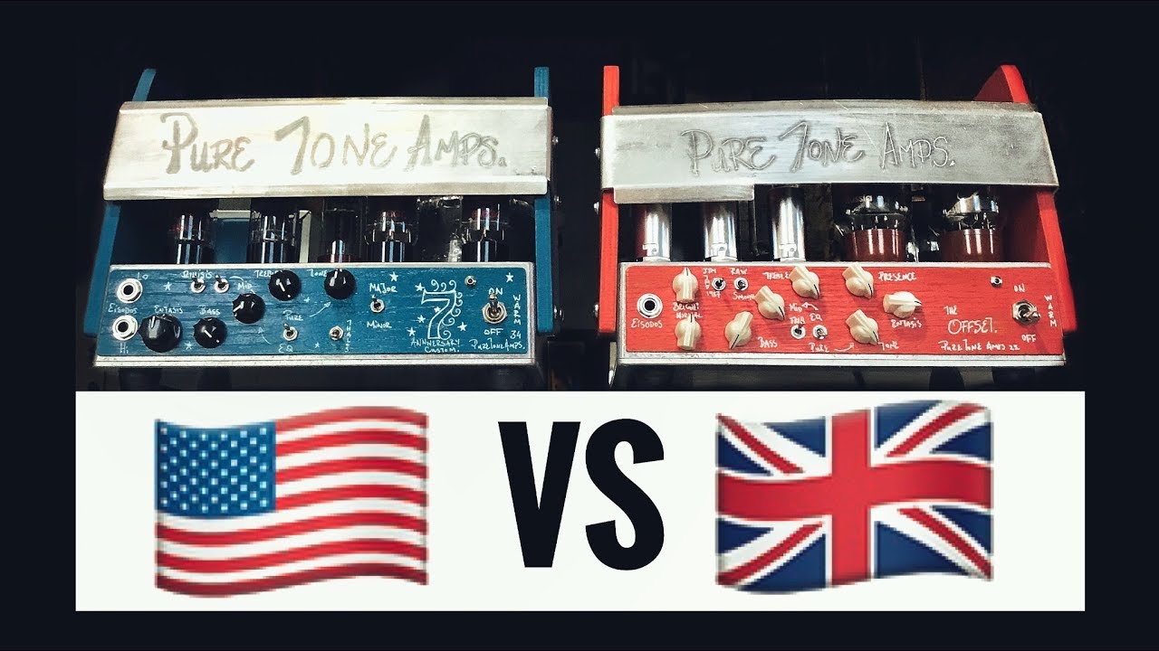 American Vs British Style Pure Tone Guitar Amps!