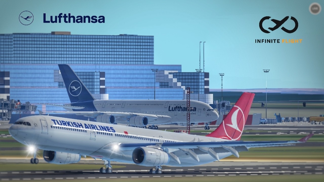 [4K] Realistic Infinite Flight Departure | Lufthansa A380 | Frankfurt Evening Rush Hour (With ATC)