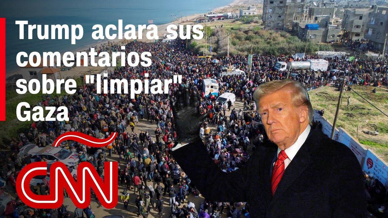 Trump dice que quiere que palestinos vivan sin 