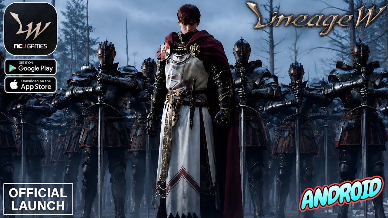 Lineage W &mdash; Официальный игровой процесс после запуска в Юго-Восточной Азии (Android/iOS)