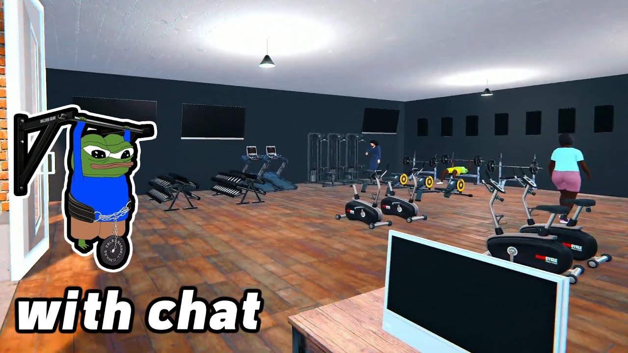 Lirik plays Gym Simulator 24
