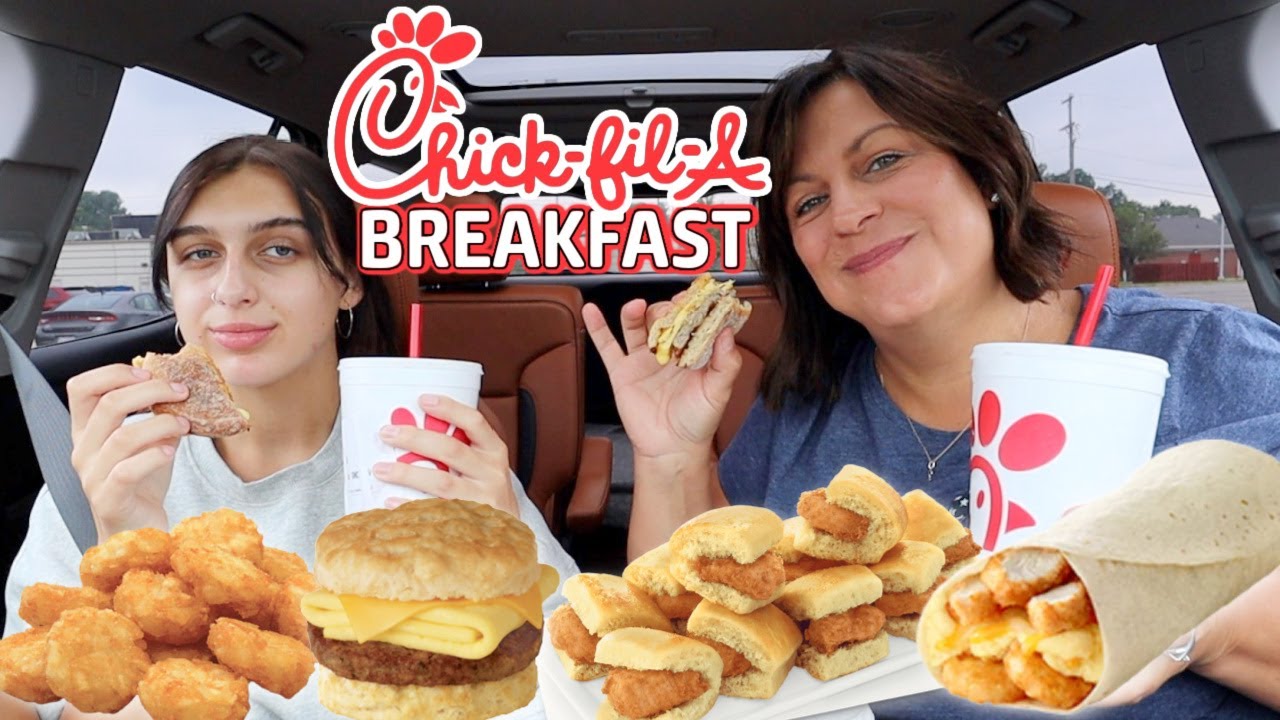 TRYING THE CHICK-FIL-A BREAKFAST MENU!