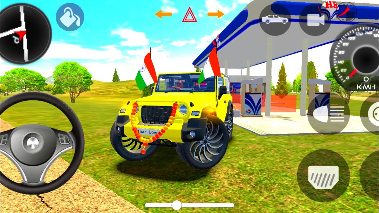 Modified_Mahindra_😱Thar_Driving_ Challange Indian Car (Gadi Wala Game)Car Game Android Gameplay#2026