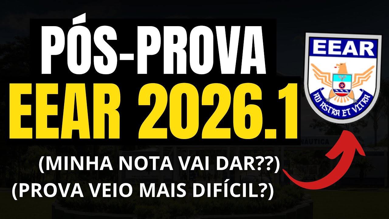 EEAR 2026.1: VEIO MAIS DIFÍCIL?