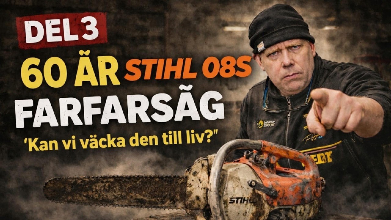 DEL 3 Jobbet på Farfars såg 60 år fortsätter. INLÄMNAD AV FÖJARE!!