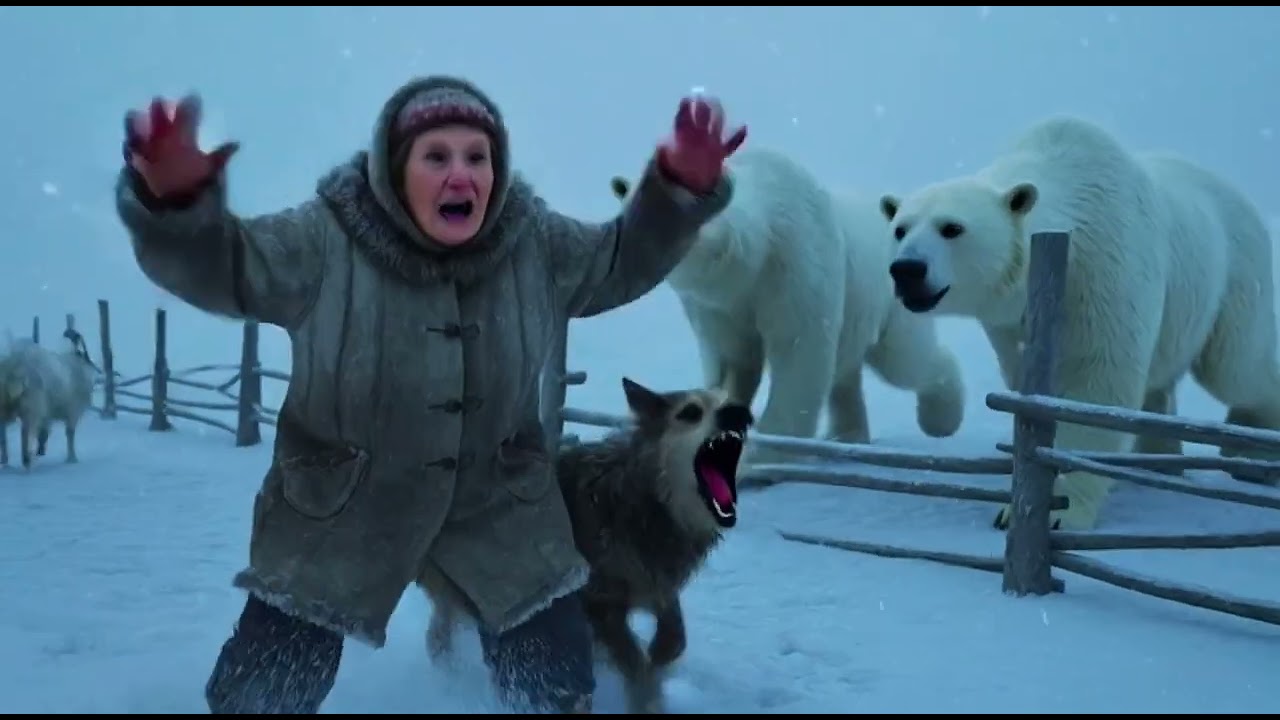95-Year-Old Woman vs Snow Bear at –75°C