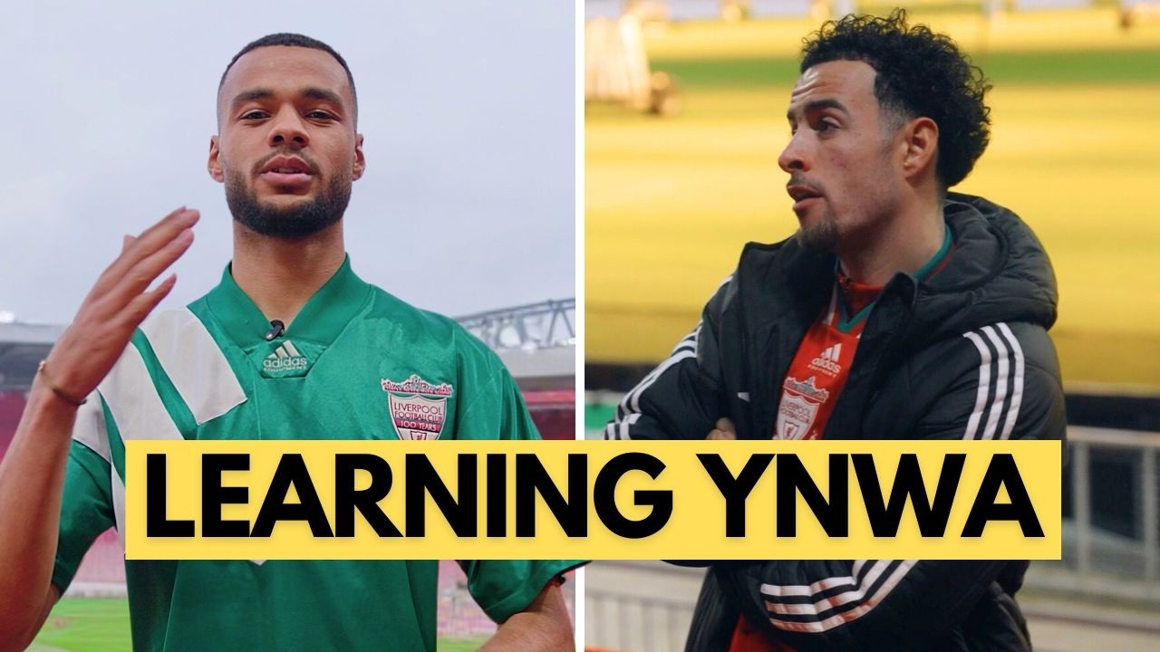 Liverpool learn You'll Never Walk Alone - with Frimpong, Jones & Gakpo!
