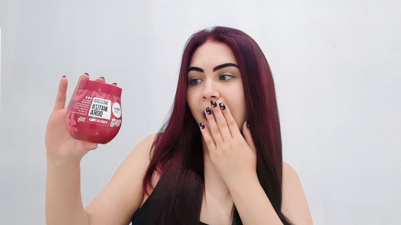 Passei a  máscara da Salon line VERMELHO CEREJA no meu cabelo todo!!!😳💁🏻‍♀️✨️