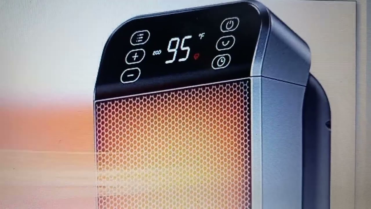 Dreo 24" Space Heater, 10ft/s Fast Quiet Heating Portable Electric Heater with Remote, 3 Modes