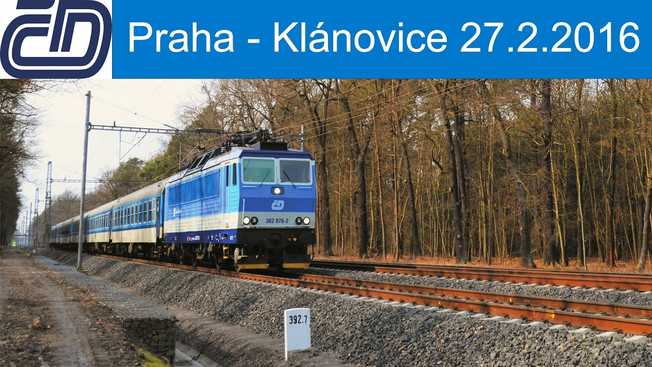 Vlaky Praha - Klánovice 27.2.2016