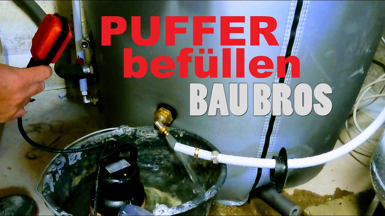Pufferspeicher Druck Test Befüllen & Dichtigkeit prüfen: Hygieneschichtenspeicher Inbetriebnahme DIY