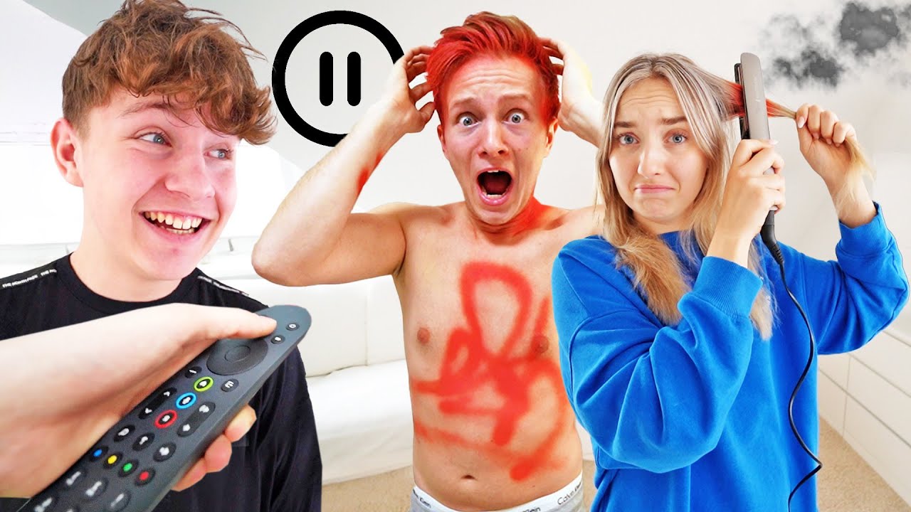 PAUSE Challenge für 24 Stunden😱💔 **ESKALATION (ft. Ash & Chrissi)