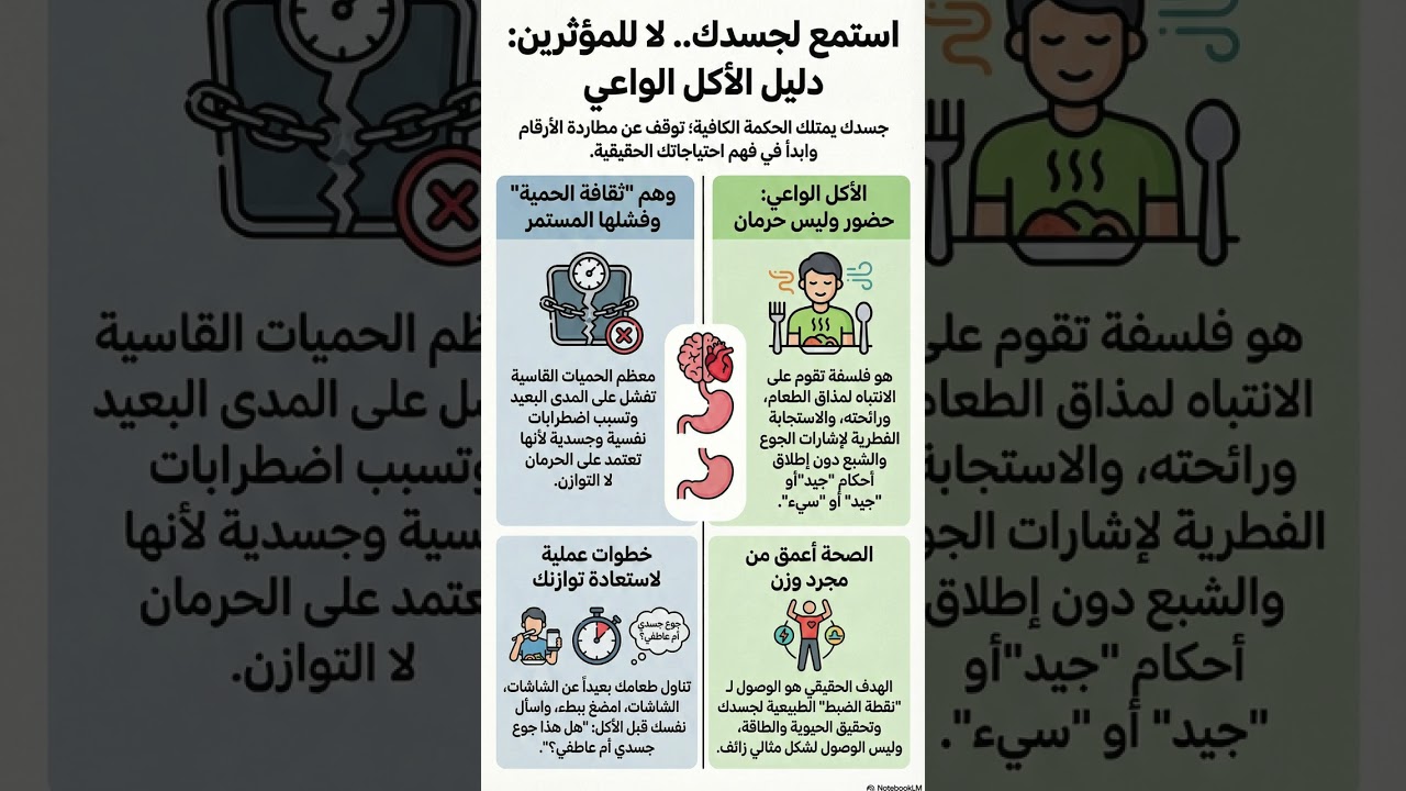 توقف عن تدمير جسدك بالحميات! اكتشف سر 