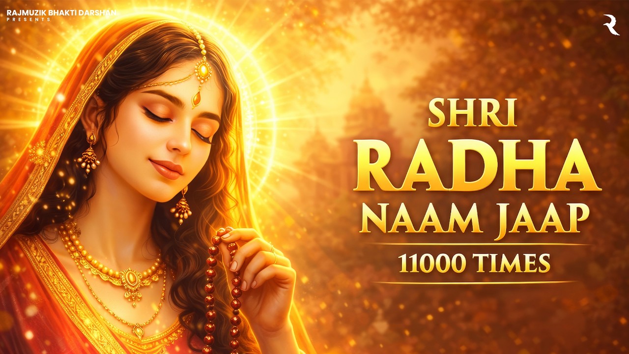 🌸 अखंड श्री राधा नाम जप | Shri Radha Naam Jaap 11000 Times | Peaceful Radha Naam Dhun 🌸