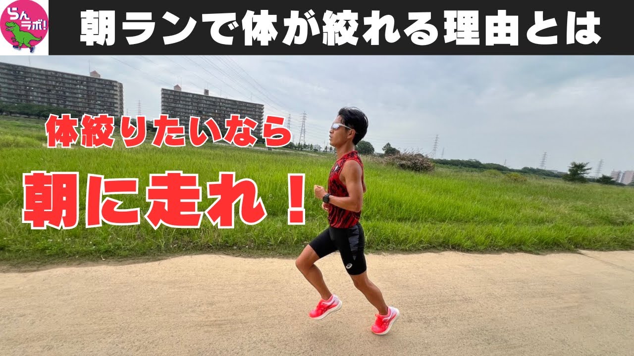 朝ランすると体が絞れていく理由を話します