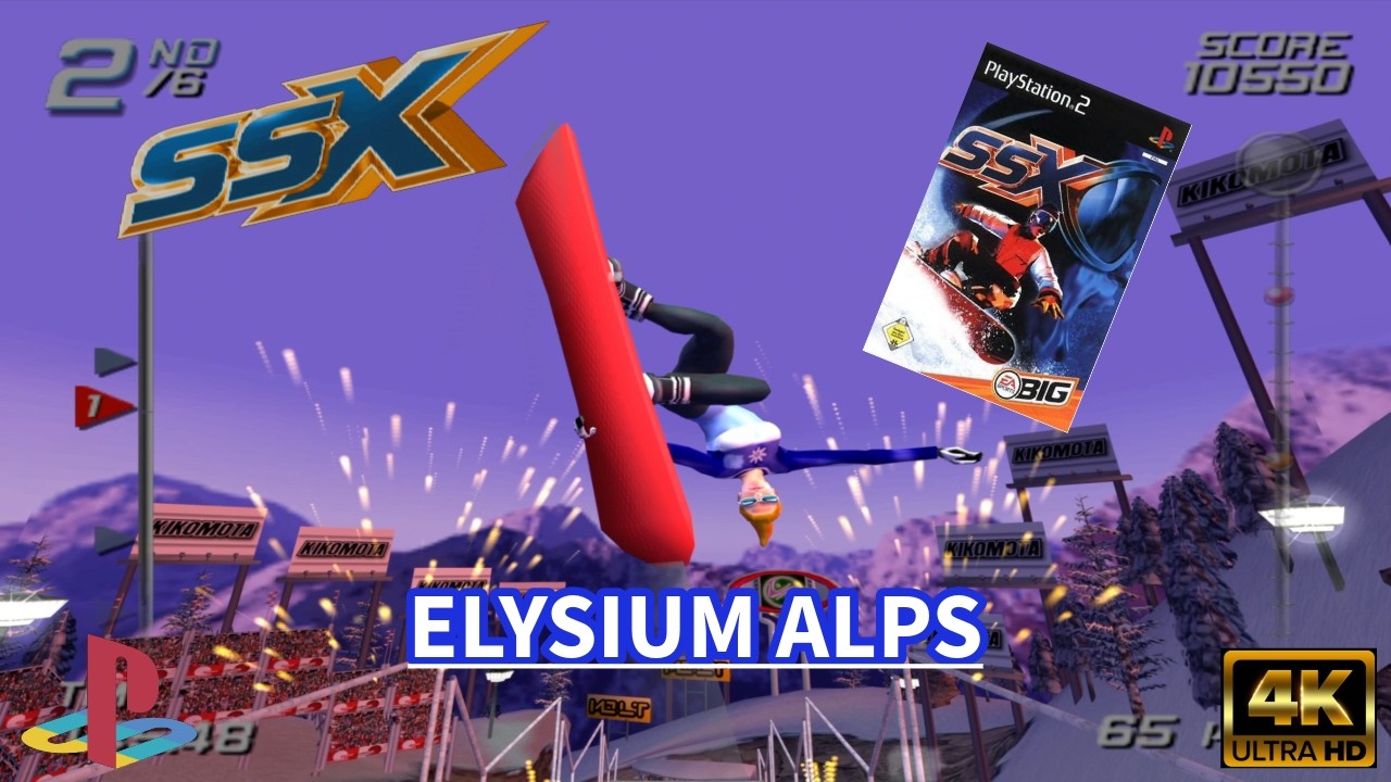 SSX Snowboarding (PS2) |4K| - Elysium Alps
