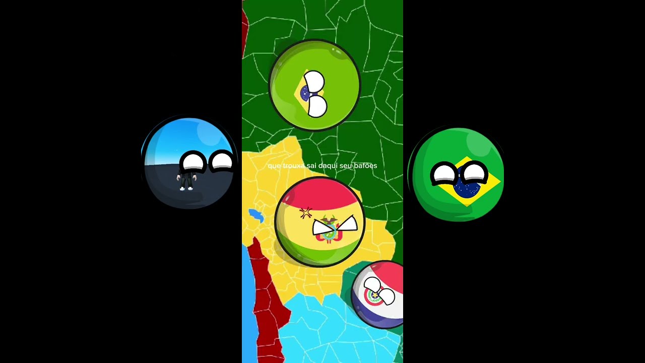Eliminando os países da América do Sul apenas sobrar sobrar 1 COMPLETO #countryballs