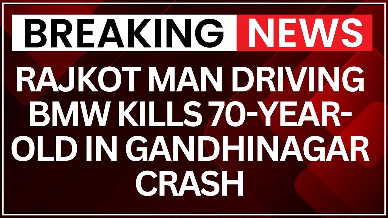 Gujarat: 70-Year-Old Killed by BMW Driven by Rajkot Man in Gandhinagar | Watch the Latest on NewsX