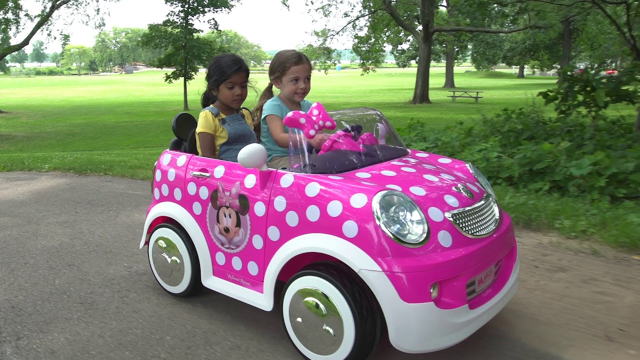 Pink Minnie Mouse Coupe | Ride-On Cars for Kids - Kid Trax