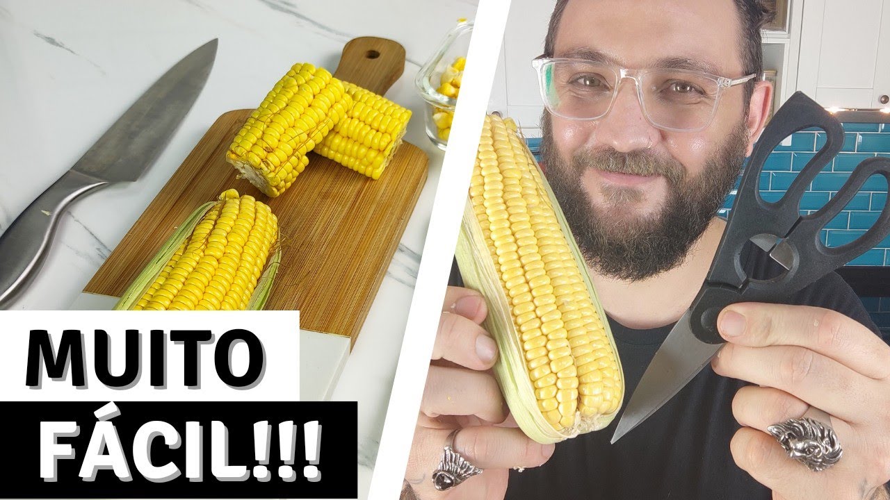 O TRUQUE PERFEITO PARA TIRAR MILHO DA ESPIGA!!!
