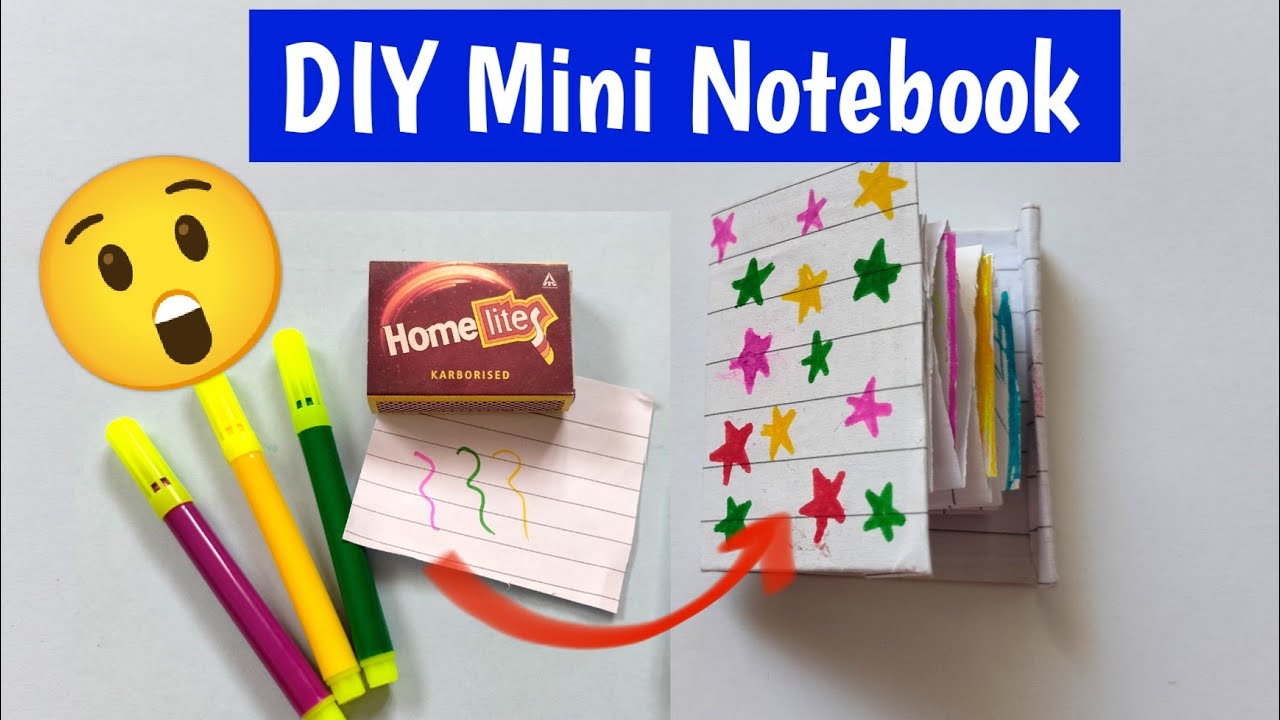 DIY Notebook | Reuse old notebook paper | old notebook craft ideas.