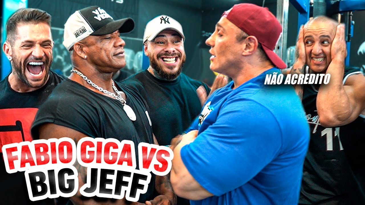 FABIO GIGA VS BIG JEF NA REMADA CAVALO DA MORTE? LEO STRONDA FICOU EM CHOQUE