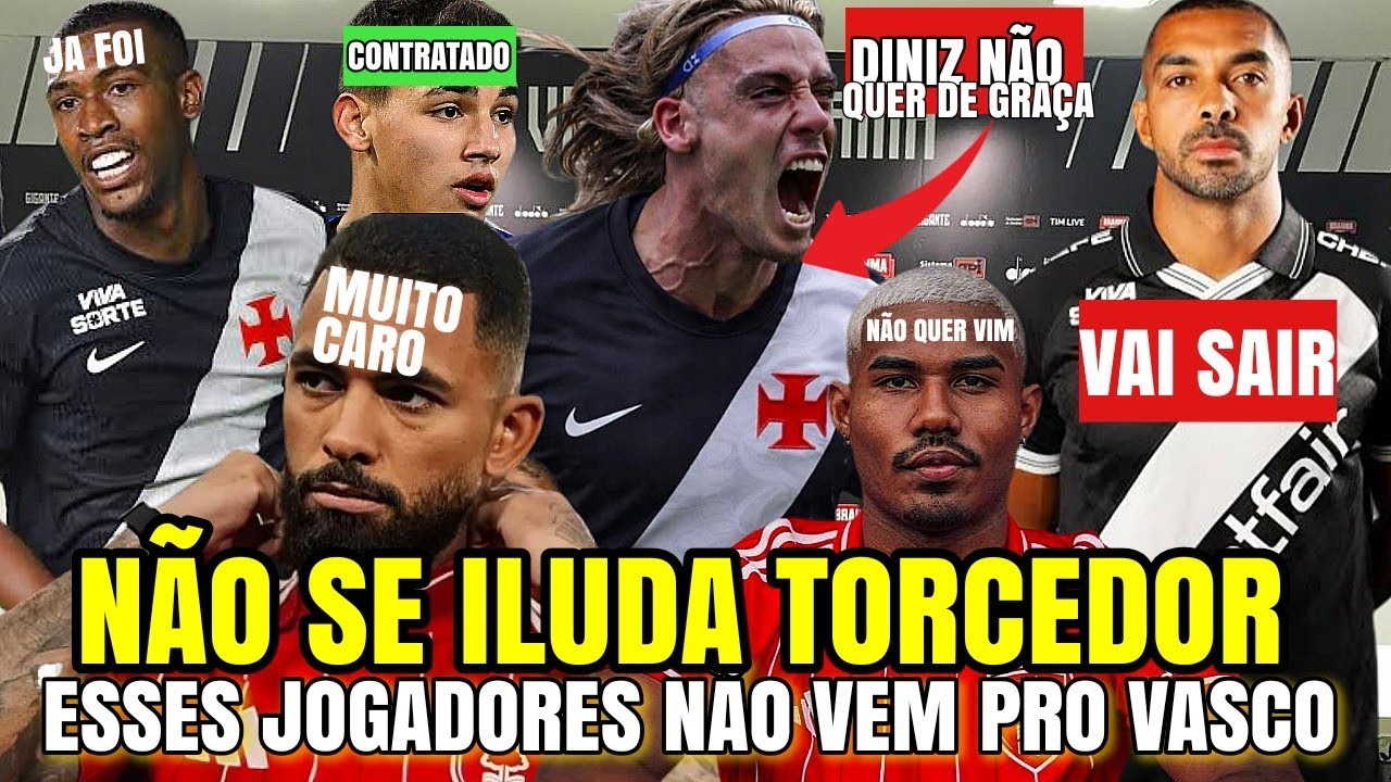 QUEM O VASCO VAI CONTRATAR E QUEM NÃO VAI - NOTÍCIAS DO VASCO HOJE