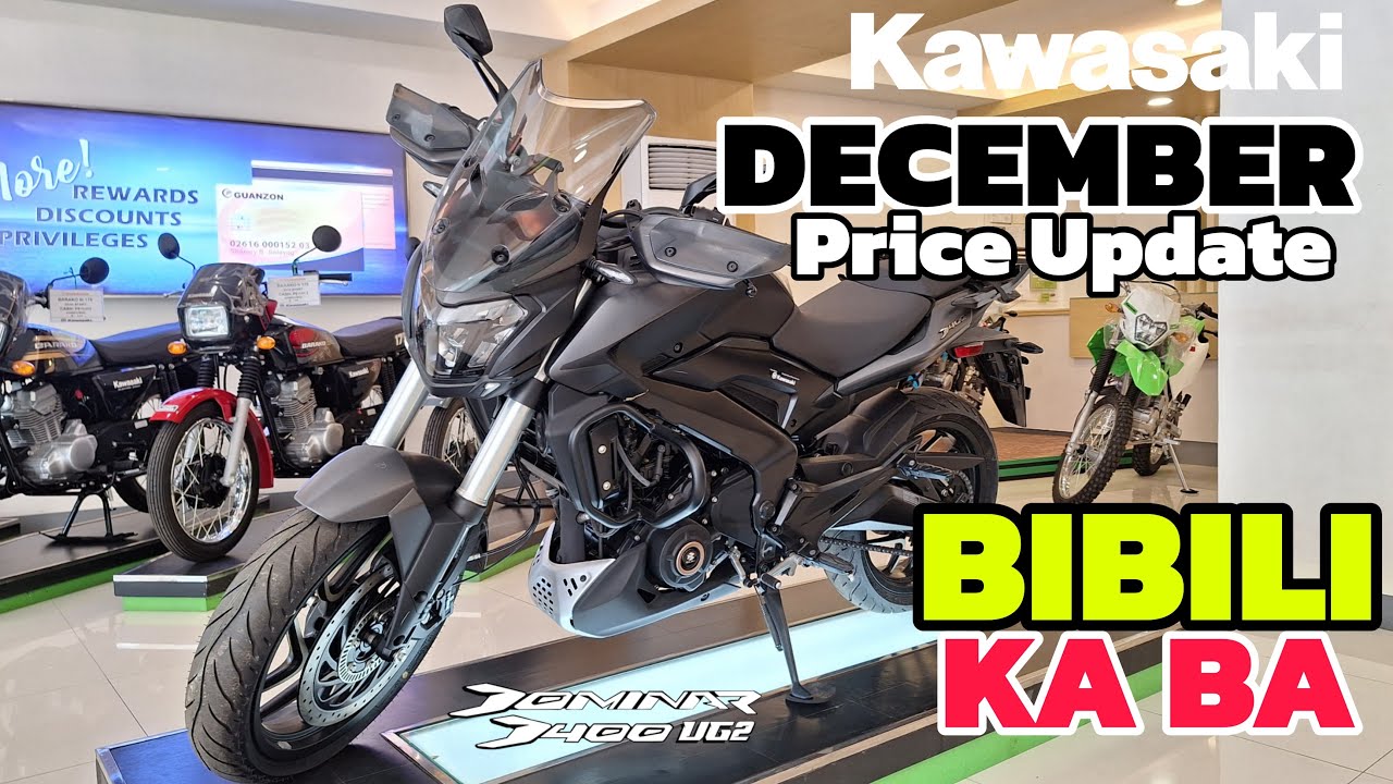 Kompletong Presyo ng KAWASAKI Motorcycle DECEMBER 2023, SRP, Downpayment, Monthly San Casa Makabili?