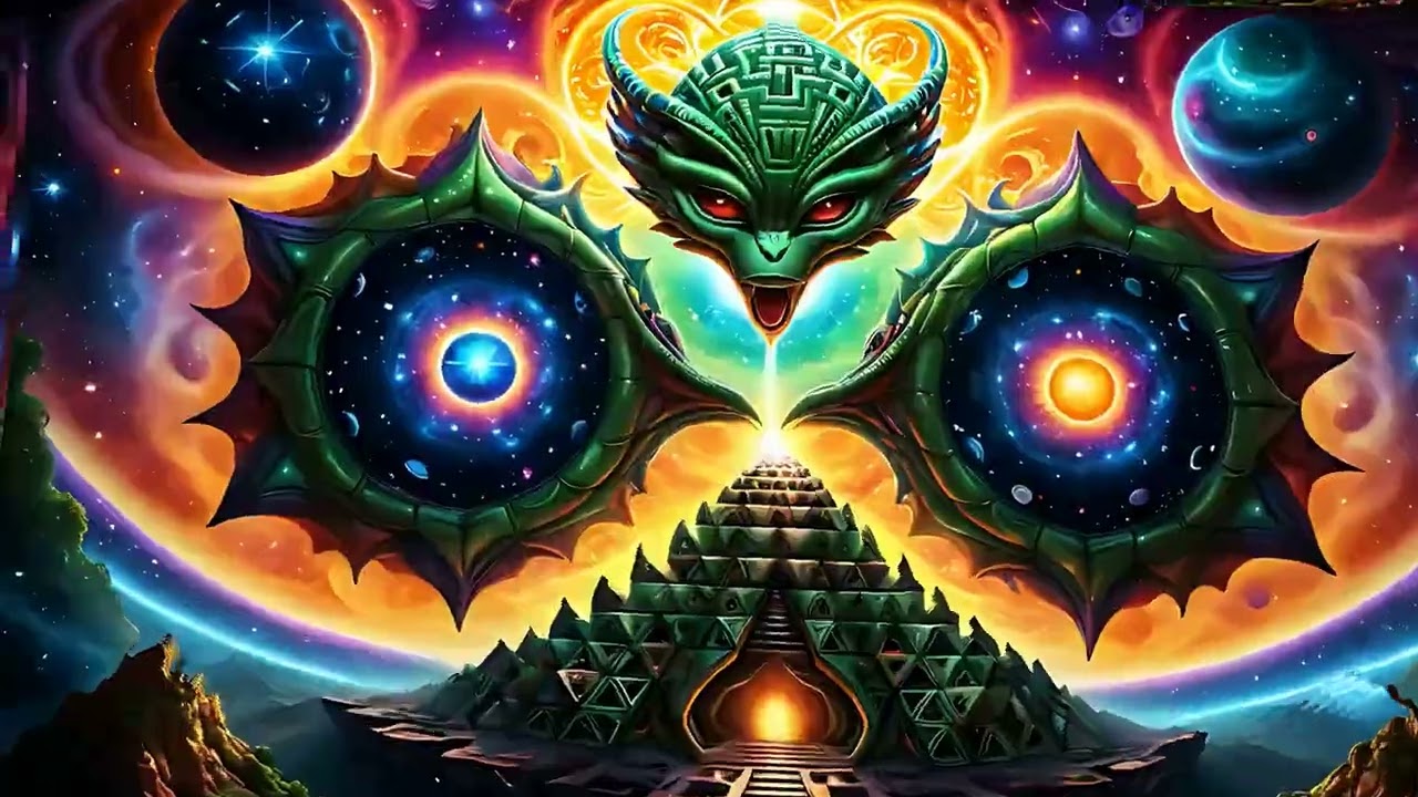 AI Manifest: 4 Hour Microdose Companion: Healing Fractals [Psyconaut Beats] 2025 Visuals]