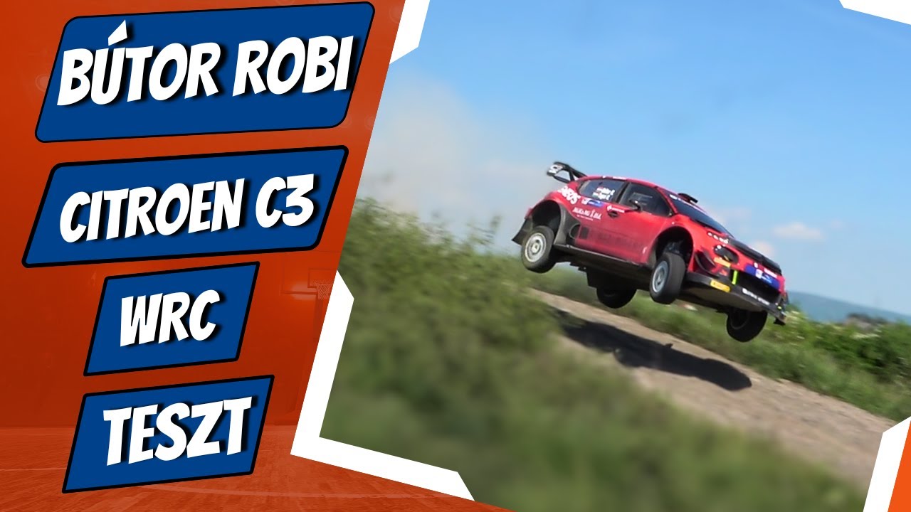 Bútor Robi és a Citroen C3 WRC - interjú és teszt a Rally Hungary előtt