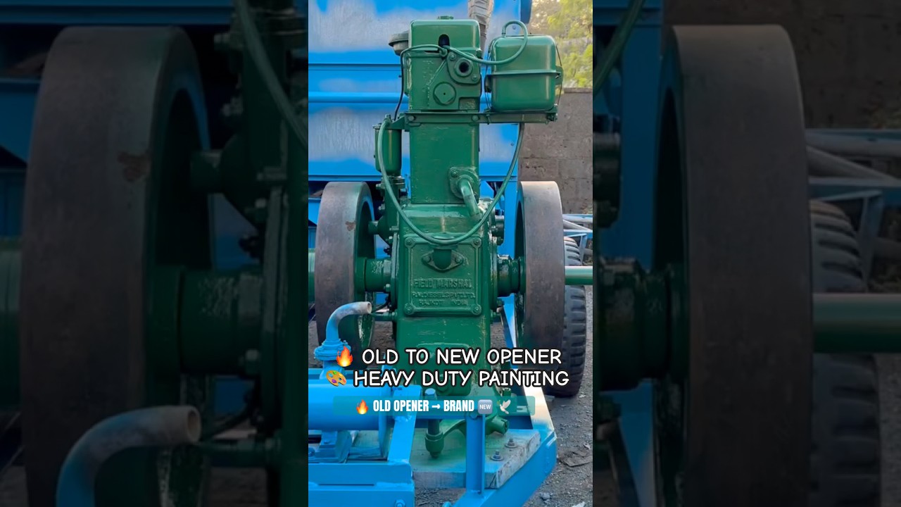 Old Opener Got New Life 🔥 Heavy Duty Painting Demo | Kailash Thresher Works 