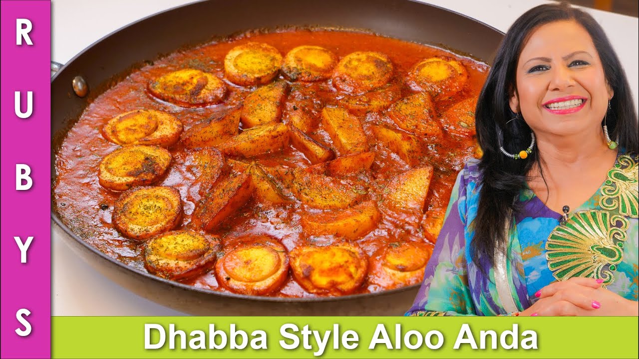 One Dish Nashta! Aloo Anda Potato & Egg Curry Recipe in Urdu Hindi - RKK