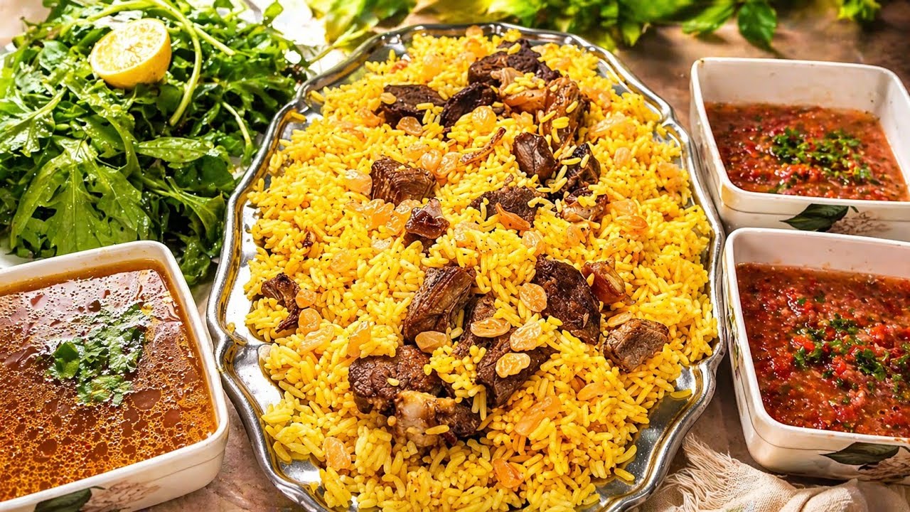 لو محتارة على الغدا 😇الفيديو دة ليكى🤩الذ واسهل وصفة ممكن تعمليها😋كبسة اللحم الشهية والطعم ولا اروع👌✨