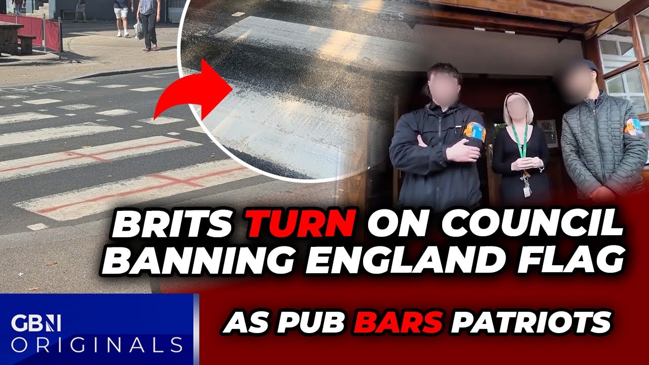 NEW woke council BANS England flag as Brits BARRED from pub for wearing St George's Cross