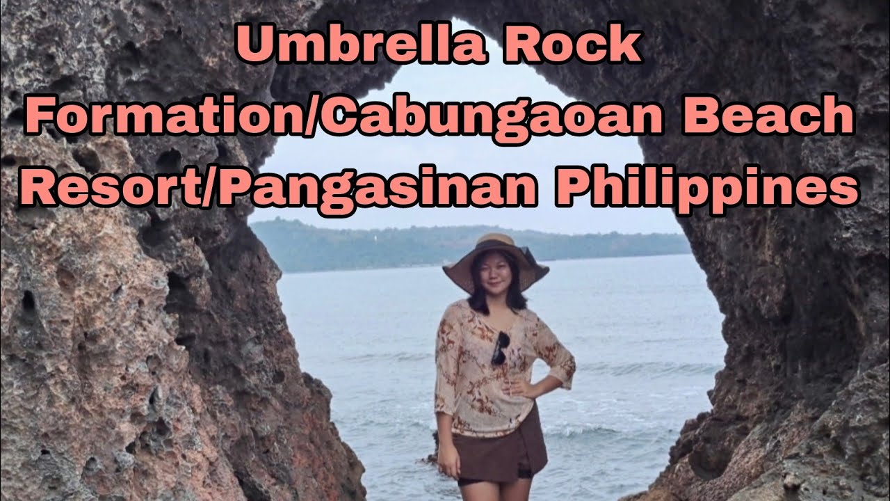 Umbrella Rock Formation/Cabungaoan Beach Resort /Pangasinan Philippines